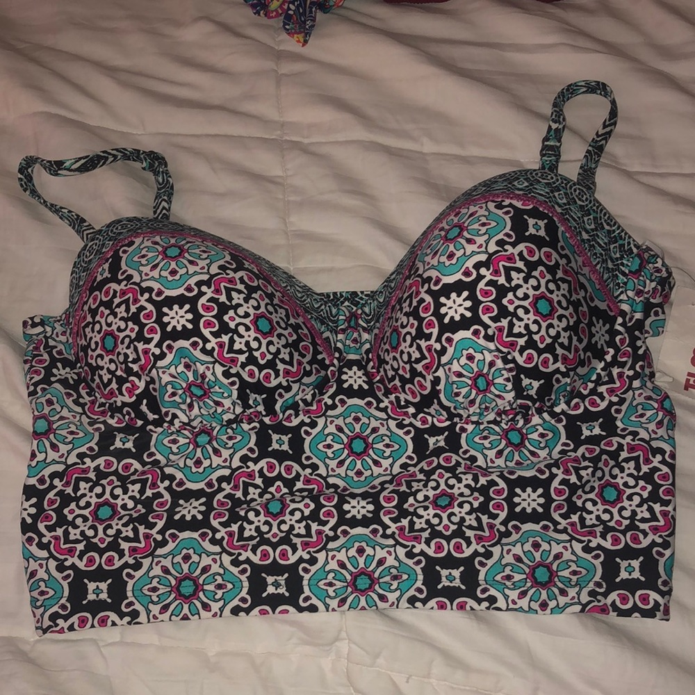 Patterned Bikini Top